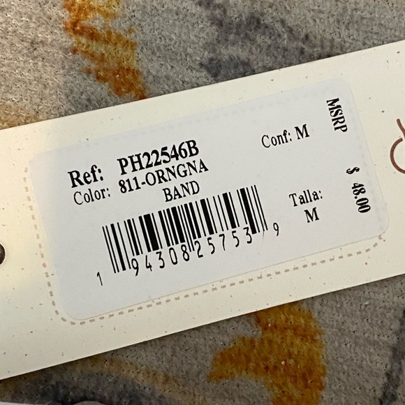 Phax Dots Orange and White Bandeau Bikini (M top/M bottom) - Picture 4 of 5